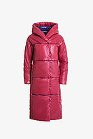 Женское осеннее красное пальто Elema 5-10721-1-170 рябина 42р.
