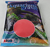 Песок для аквариума розовый (3кг) (KL0711)
