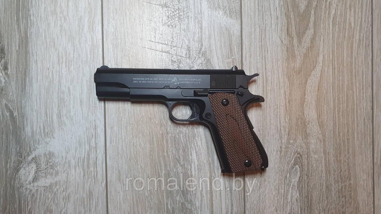 Пистолет пневматический детский, металлический Airsoft Gun C.8 - фото 2 - id-p168038687