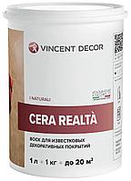 Воск для декоративных покрытий VINCENT DECOR Cera Realta (Чера Реальта), глянцевый 1л