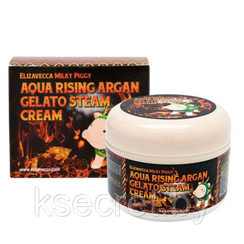 [Elizavecca] Крем для лица АРГАНОВОЕ МАСЛО Aqua Rising Argan Gelato Steam Cream, 100 гр - фото 1 - id-p168043828