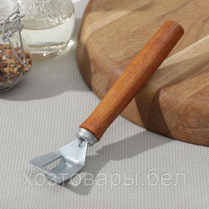 Сковородкодержатель, с деревянной ручкой из бука, 23 см - фото 1 - id-p168044941