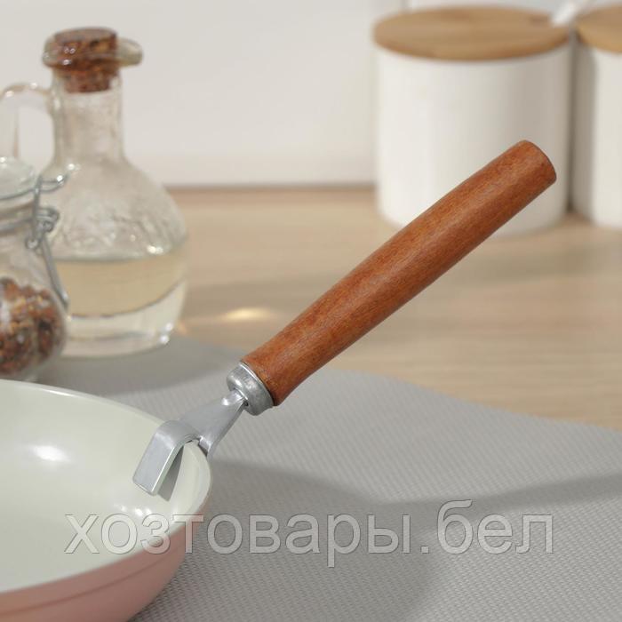 Сковородкодержатель, с деревянной ручкой из бука, 23 см - фото 3 - id-p168044941