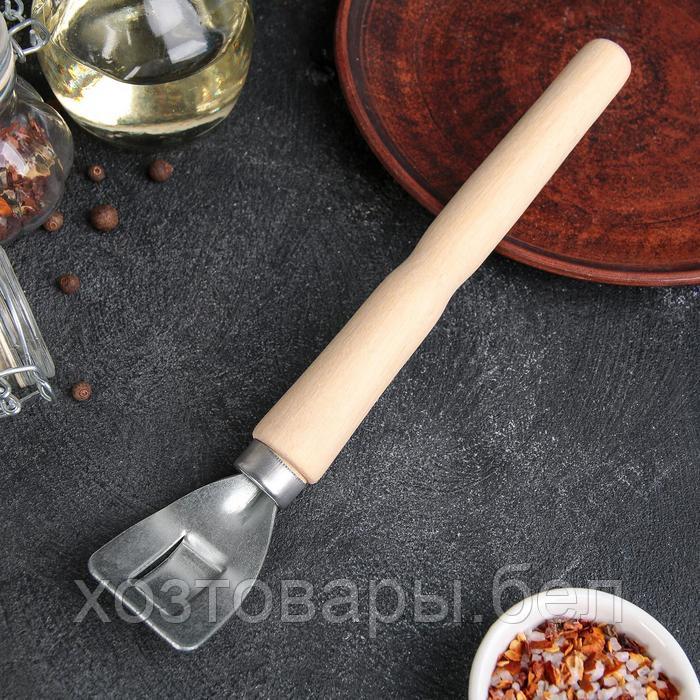 Сковородкодержатель, с деревянной ручкой из бука, 23 см - фото 5 - id-p168044941