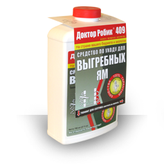 Средство по уходу за выгребной ямой Доктор Робик 409