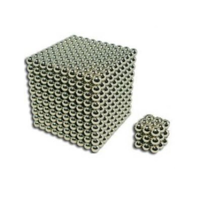 Неокуб 1000 шариков стальной 5 мм / Магнитные шарики / Головоломка магнитная / Нанокуб - фото 4 - id-p168052337