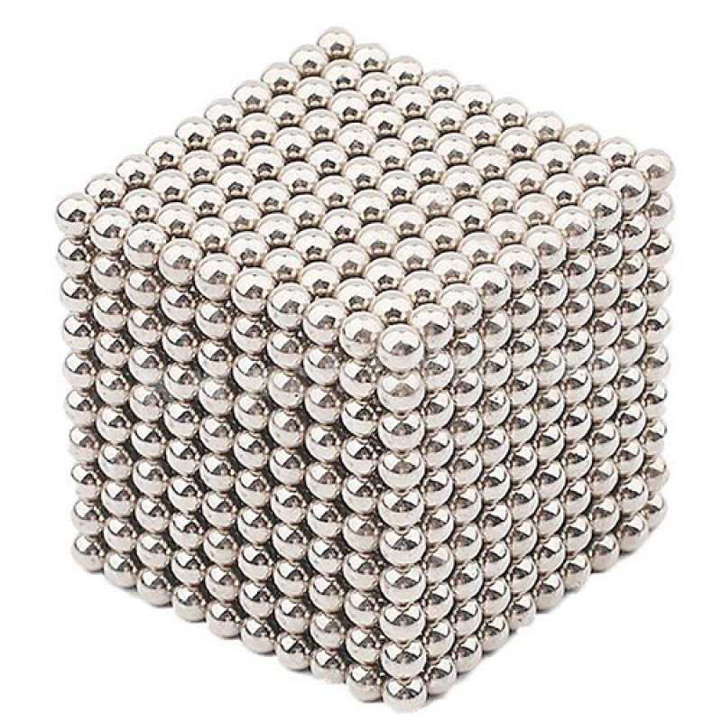 Неокуб 1000 шариков стальной 5 мм / Магнитные шарики / Головоломка магнитная / Нанокуб - фото 3 - id-p168052337