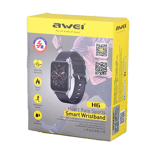 Фитнес-браслет Smart Watch Awei H6 умные часы, фото 2