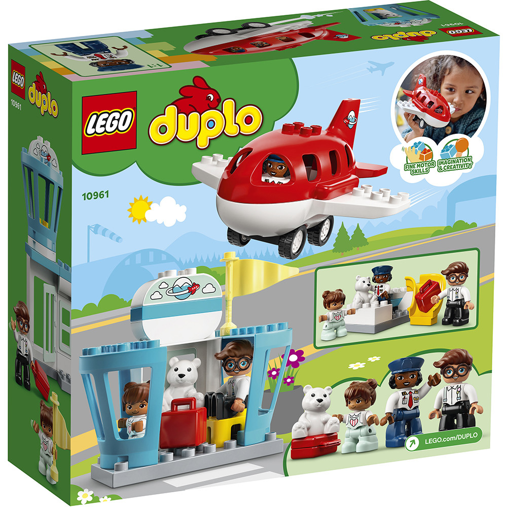 Конструктор Lego Duplo 10961 Самолет и аэропорт - фото 2 - id-p168061597