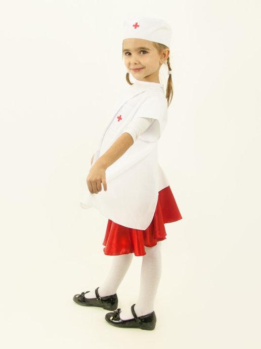 Детский карнавальный костюм Медсестра набор доктора МИНИВИНИ - фото 3 - id-p168064065