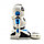 TT338 Робот на радиоуправлении, свет, звук, интерактивная игрушка, робот на р/у, высота 21 см, фото 3