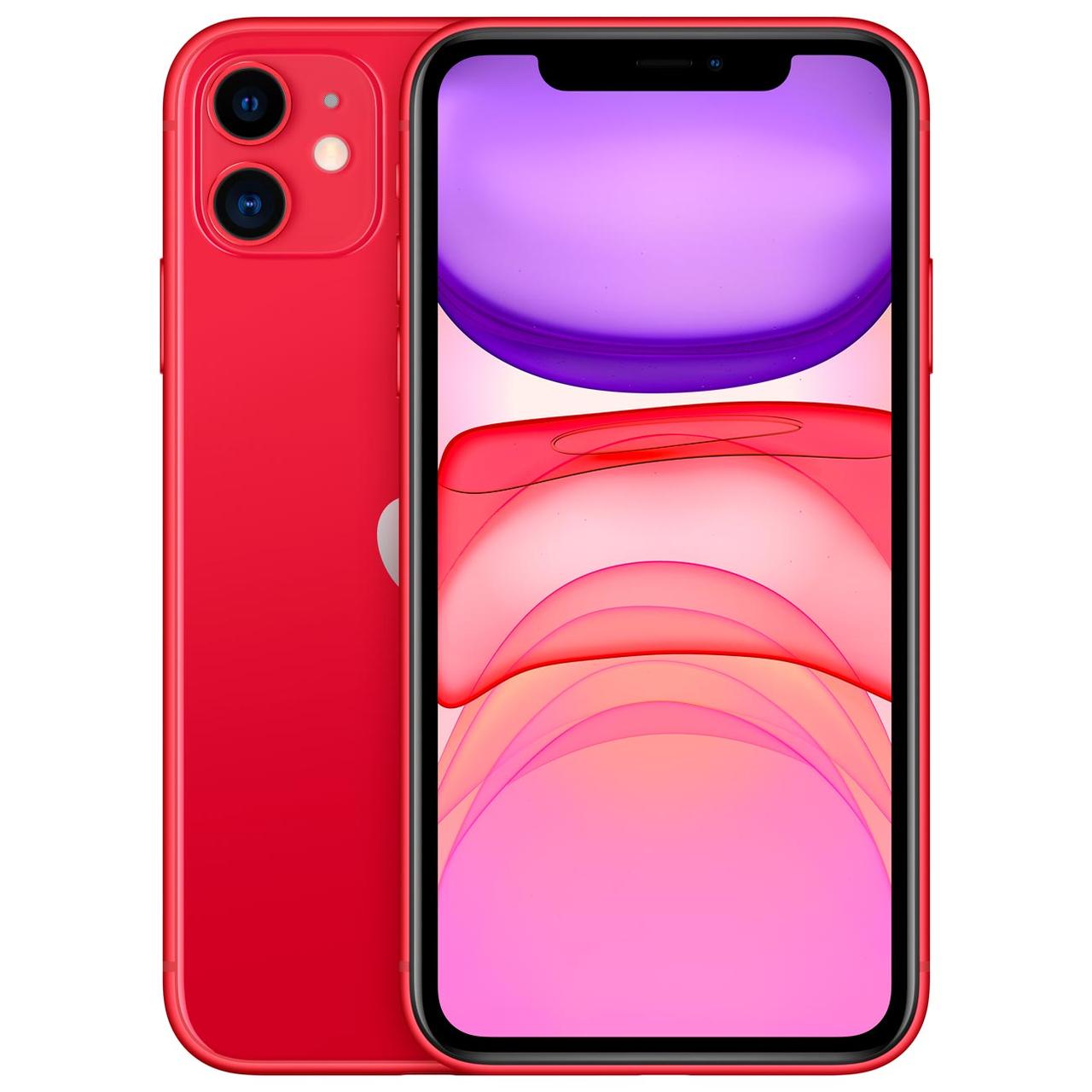 Смартфон Apple iPhone 11 64GB Красный - фото 1 - id-p168066076