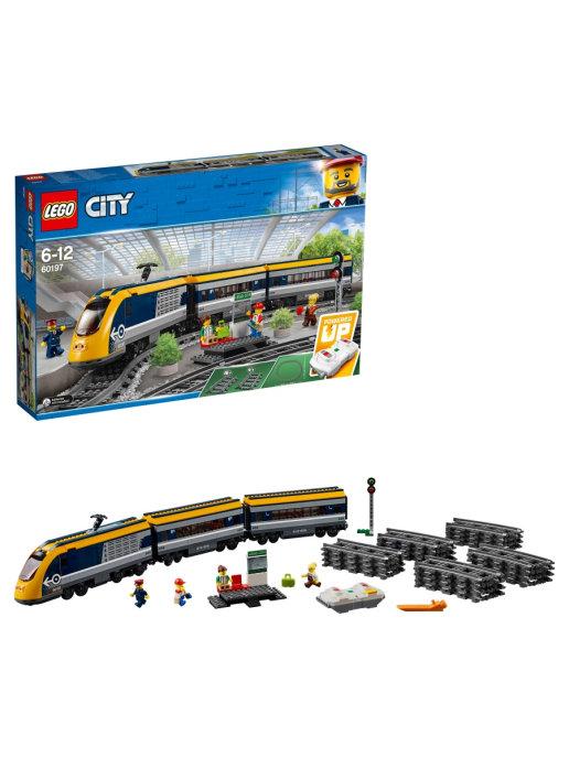 Конструктор Lego City 60197 Пассажирский поезд - фото 1 - id-p168066305