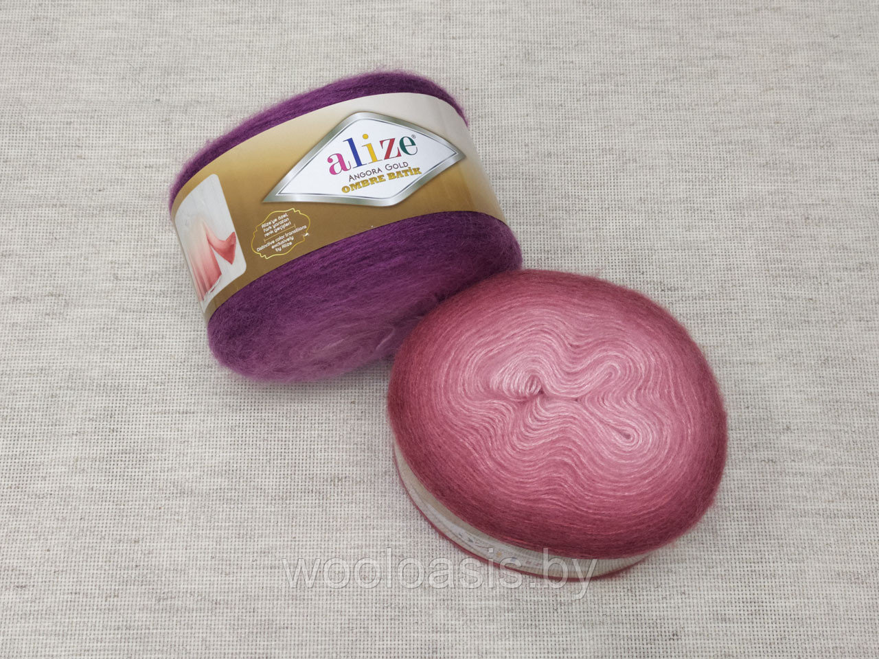 Пряжа Alize Angora Gold Ombre Batik, Ализе Ангора Голд Омбре Батик ...