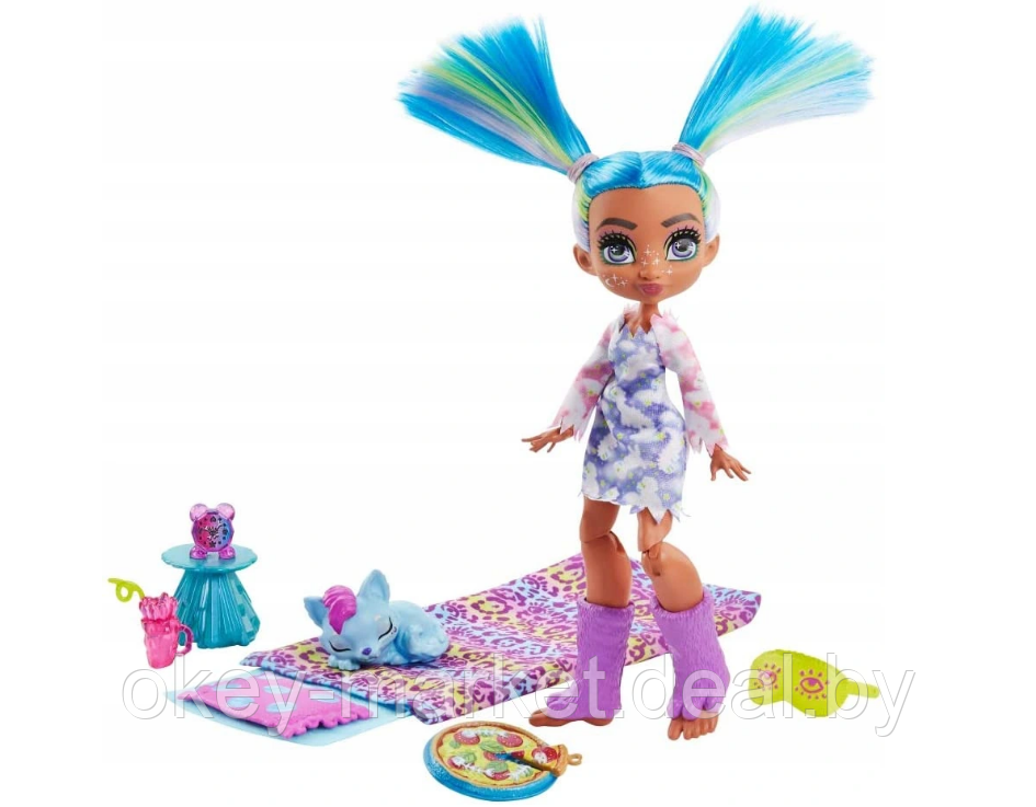 Кукла Телла Пижамная вечеринка Mattel Cave Club GTH06 - фото 4 - id-p168099025