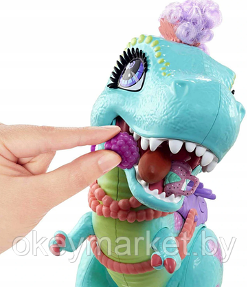 Игровой набор Cave Club Пещерный Клуб с куклой Рокелль и тиранозавром GTL69, фото 3