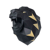 3Д Оригами Лев Николаевич Чёрный / 3D Оригами / Конструктор / Paperraz / Паперраз