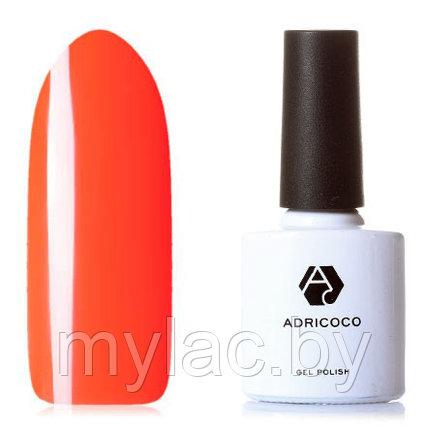 Гель-лак ADRICOCO Pretty Dolly №11 неоновый коралловый, 8 мл.