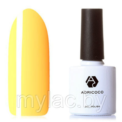 Гель-лак ADRICOCO Pretty Dolly №14 неоновый мандариновый, 8 мл.