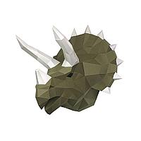 3Д Оригами Динозавр ТОПС Васаби на стену / 3D Оригами / Конструктор / Paperraz / Паперраз, фото 1