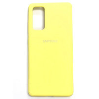 Силиконовый чехол Silicone Case yellow для Samsung Galaxy S20 FE