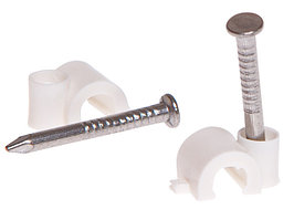 Скоба для крепления круглого кабеля 10мм (50шт) STARFIX