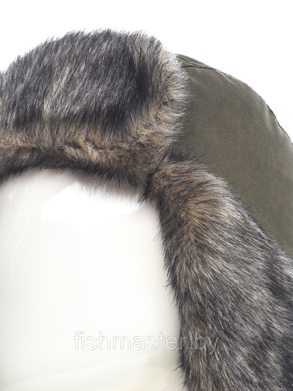 Шапка ушанка HUNTSMAN Yukon Ice цвет Хаки хаки/ткань Finlandia, 56-58 - фото 2 - id-p168110052
