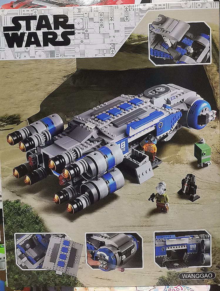 Конструктор 60018 аналог лего Lego Star Wars звездные воины 75293 Транспортный корабль Сопротивления I-TS99907 - фото 2 - id-p168111169