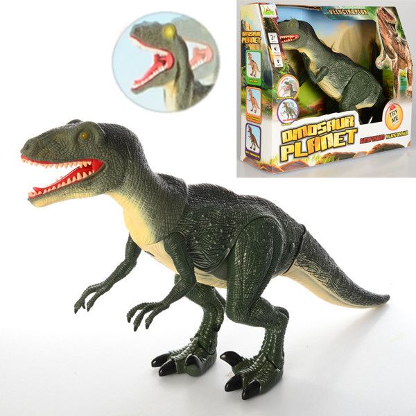 Динозавр Limo Toy Velociraptor Зеленый Интерактивная игрушка RS6128 - фото 1 - id-p168112002