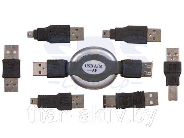 Набор USB 6 переходников + удлинитель (тип3) REXANT - фото 2 - id-p167880297