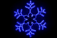 Светодиодная фигура Winner Light Снежинка 60 см, синяя, лента 3014