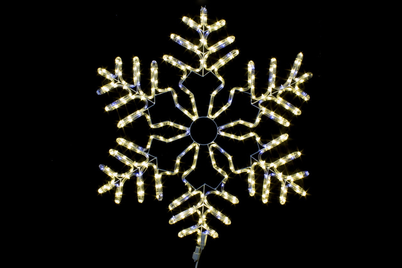 Светодиодная фигура Winner Light Снежинка 86 см, тепло-белая - фото 1 - id-p168117476