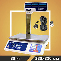 Весы МТ 30 МГДА (5/10; 230х330) "Онлайн Маркет" RS232/USB у авто