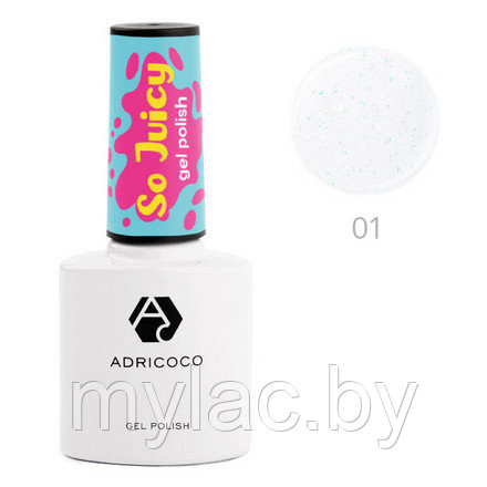 Гель-лак ADRICOCO So Juicy №01 – фисташковый фраппе, 8 мл.