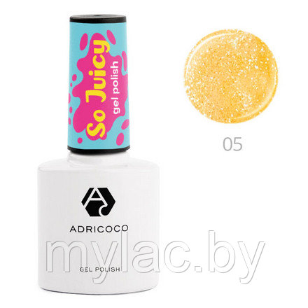 Гель-лак ADRICOCO So Juicy №05 - лимонная матча, 8 мл.