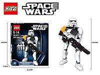 Конструктор Звездные войны "Командир штурмовиков" на шарнирах, KSZ 320, 100дет., аналог Lego Лего 75531