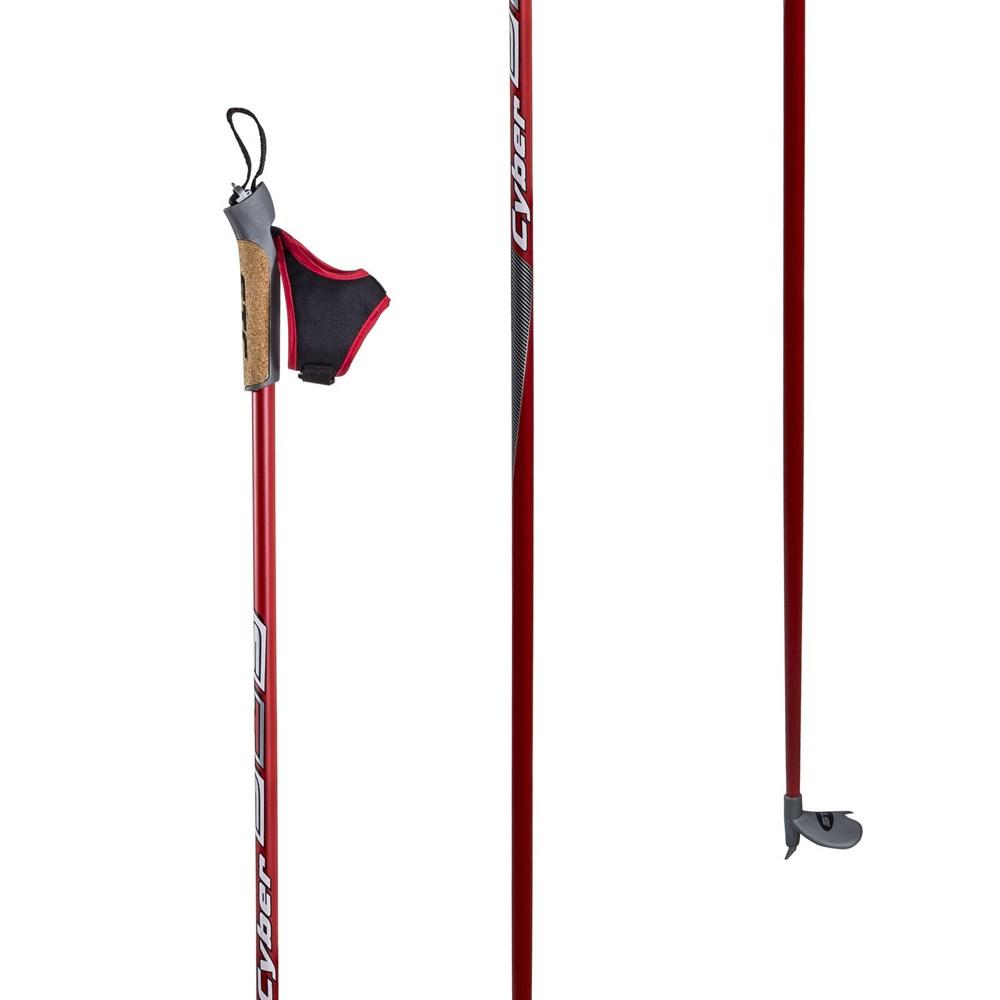 Лыжные палки STC Cyber 135 см углеволокно+стекловолокно - фото 2 - id-p168124330