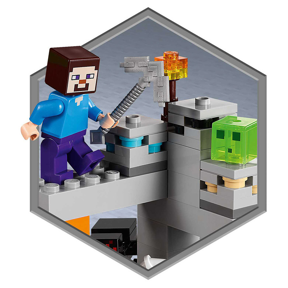 Конструктор Lego Minecraft 21166 Заброшенная шахта - фото 5 - id-p168124543