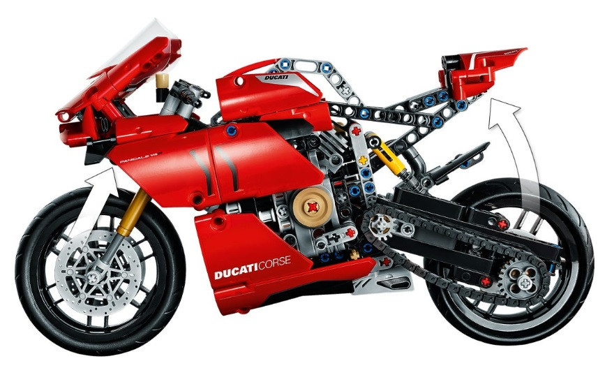 Конструктор Lego Technic 42107 Ducati Panigale V4 R - фото 4 - id-p168125061