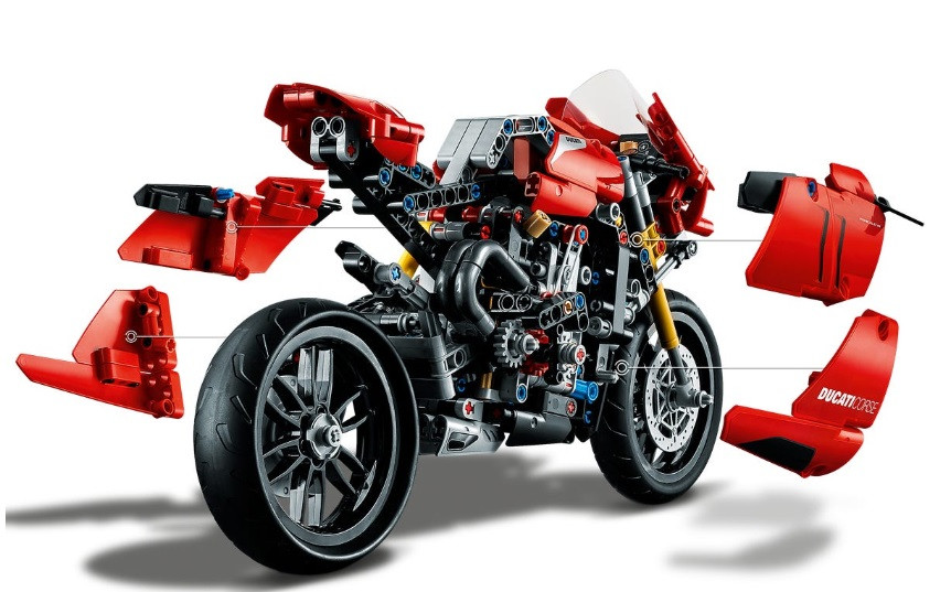 Конструктор Lego Technic 42107 Ducati Panigale V4 R - фото 5 - id-p168125061