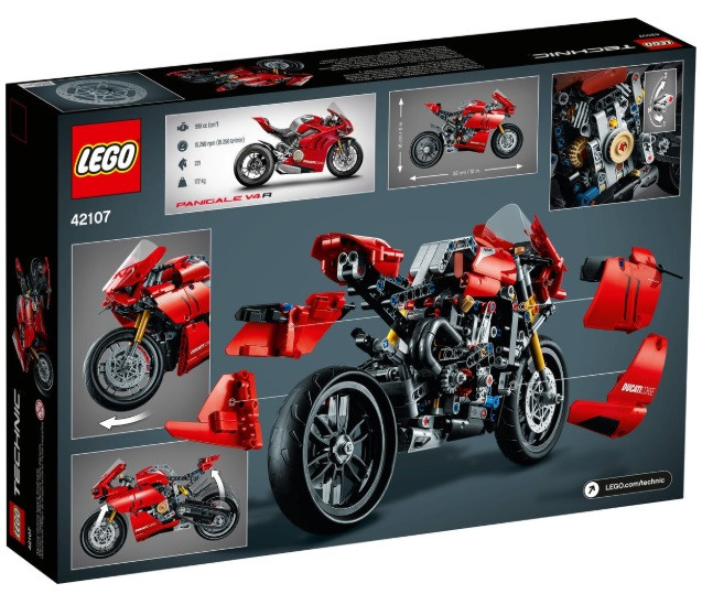 Конструктор Lego Technic 42107 Ducati Panigale V4 R - фото 7 - id-p168125061