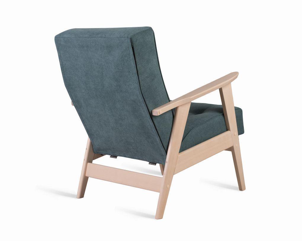 Кресло РЕТРО (беленый дуб / RS 29 - бирюзовый) - фото 3 - id-p168125944