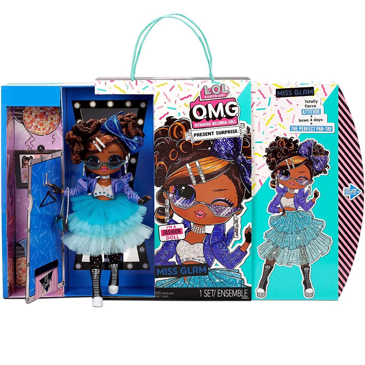 Кукла LOL Original Surprise OMG Miss Glam серия Present Surprise,арт.576365EUC