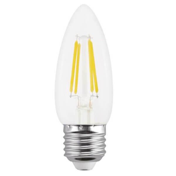 Светодиодная (LED) FIL Лампа Smartbuy-C37-8W/4000/E27 (SBL-C37F-8-40K-E27)