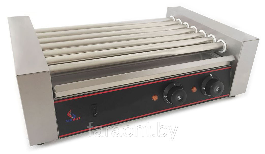 Гриль роликовый AIRHOT RG-7 аппарат для хот-догов