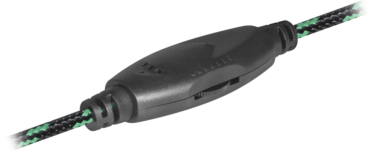 Игровые наушники с микрофоном Defender Warhead G-275 зеленый + черный, кабель 1,8 м - фото 9 - id-p168129094