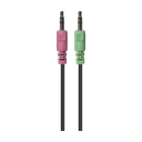 Игровые наушники с микрофоном Defender Warhead G-275 зеленый + черный, кабель 1,8 м - фото 6 - id-p168129094