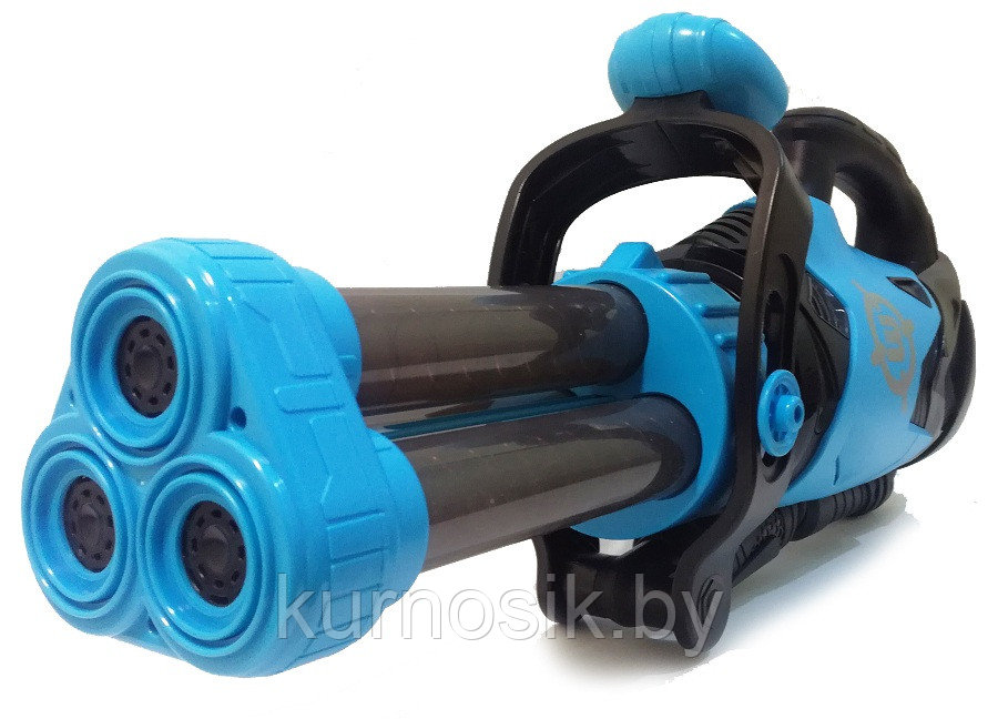 Помповый бластер с мягкими пулями 24 шт. YG02P голубой - фото 8 - id-p168132530