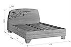 Кровать Виктория-1 (140х200 см), фото 3