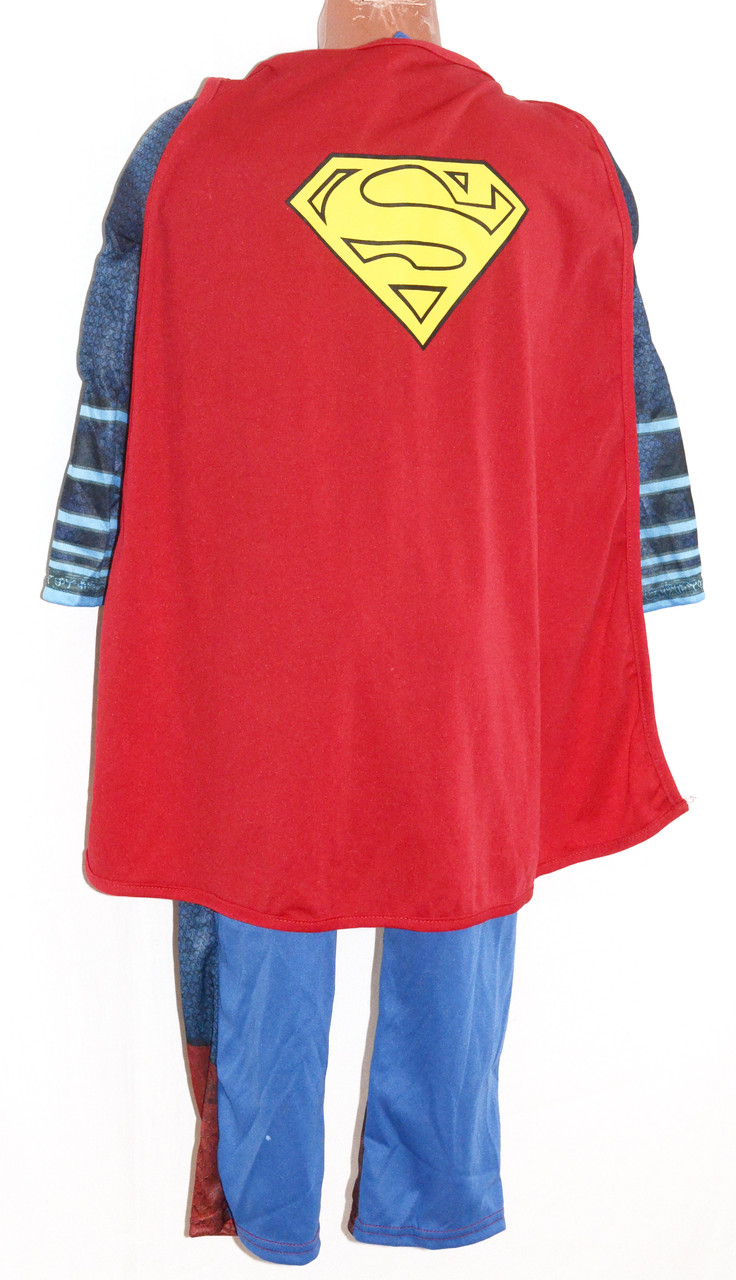 Костюм карнавальный "Супермен" на 3-5 лет объемный с плащом - фото 5 - id-p168037984